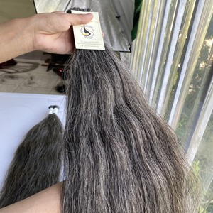 ผมดิบผู้ขายเวียดนามมนุษย์พริกไทยสีเวอร์จินผมกลุ่มมัด100% ที่ยังไม่ได้ดิบนามสกุลผมมนุษย์ - Product Image 2