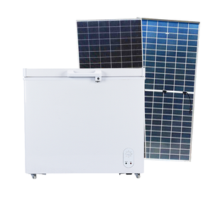 Prix de gros Homeappliance 208 litres <span class=keywords><strong>panneau</strong></span> <span class=keywords><strong>solaire</strong></span> batterie congélateur coffre affichage écologique - Product Image 2