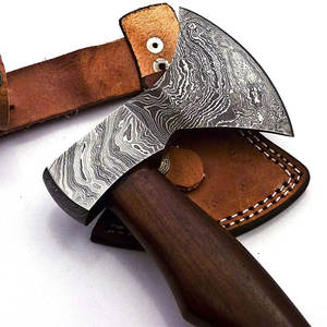 Haches en acier Damas robustes avec manche de qualité supérieure pour les travaux de plein air et l'artisanat Haches en acier Damas - Product Image 5