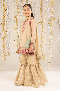 Lehenga Choli traditionnel pakistanais pour filles, tenue de fête formelle, avec broderie pour les célébrations de mariage, acrylique - Product Image 6