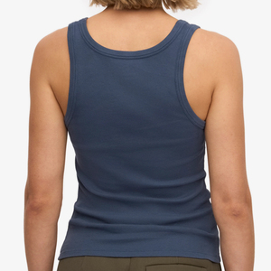 Débardeurs côtelés en coton et bambou écologiques personnalisables Shorts décontractés couleur bleu pétrole respirant tricoté personnalisable - Product Image 6