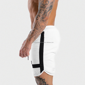 Pantalones cortos de gimnasio para hombre, ropa de entrenamiento de tela personalizada de alta calidad, 7 pulgadas, informal, delgado, con tu Logo, servicio OEM - Product Image 4