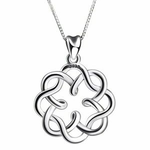 New Design Stainless Steel Handcrafted Clover Celtic Knot Pendant Necklace Heart Pendants Necklace Women - Product Image 1