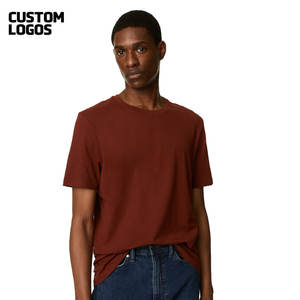 Camisetas Personalizables con Logotipo de Alta Calidad, 100% Algodón, Camisetas Estampadas de Manga Corta para Hombre - Product Image 1