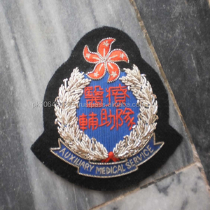 2024 nueva venta al por mayor clásico 100% lingotes de alambre y lana clientes Masonic Logo Blazer insignias - Product Image 2