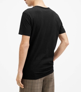 เสื้อยืดผ้าฝ้าย 100% ผู้ผลิตที่กําหนดเองเสื้อยืดสีขอบดิบสําหรับผู้ชายเฮฟวี่เวทระบายอากาศผู้ชายเสื้อยืดแบบกําหนดเอง - Product Image 4