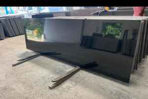 แผ่นหินแกรนิตสีดำล้วนเคลือบเงาใช้ในห้องครัวห้องน้ำขัดพื้นผิวโบราณตามธรรมชาติ - Product Image 6