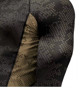 Wholesale Blank OEM <b>Printed</b> Compression Short Long Sleeve MMA Jiu Jitsu Custom Logo Rash Guards Bjj Rash Guard - Product Image 5