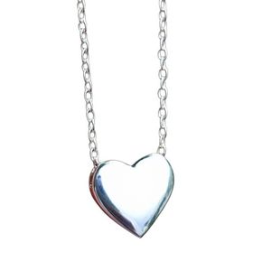 Collar de Plata de Ley 925 Hecho a Mano para Mujer, con Colgante en Forma de Corazón, en Caja de Joyería, para Navidad, Aniversario, Cumpleaños - Product Image 1