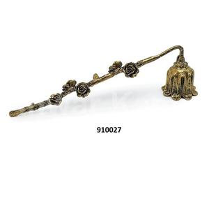 Éteignoir à bougie en laiton avec plaqué argent - Product Image 2