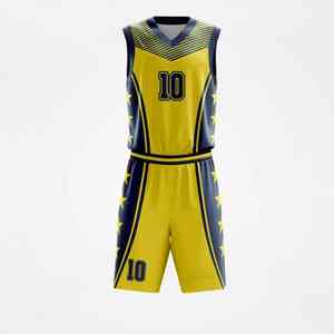 Uniforme de basket-ball imprimé par sublimation design personnalisé usine oem odm polyester tissu souple flexible pour les athlètes - Product Image 2