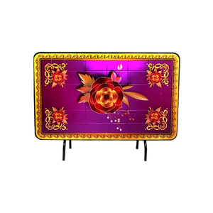 Mesa de comedor cuadrada de 6 plazas de primera calidad Elegancia Personalizar Mesas de comedor de plástico Estilo Durabilidad y precio asequible - Product Image 1