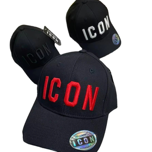 Casquette de Baseball Structurée à Bord Incurvé avec Broderie 3D Personnalisée, 5/6 Panneau, Style Hip Hop, Réglable, Nouveau Style de Mna, 100% Coton - Product Image 1