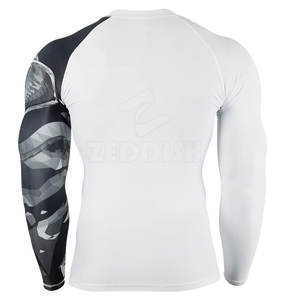 Wholesale Rash Guard for <b>Surfing</b> MMA Fitness Custom Logo OEM Factory Direct Rash Guard - Product Image 3