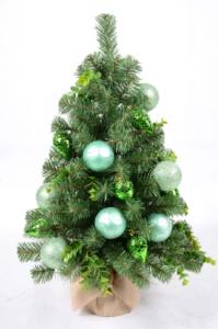 Decorated Mini & Small Christmas <b>Trees</b> 45–120cm – Luxury Styles with Bows, Ornaments & LED <b>Lights</b>, Potted Xmas <b>Trees</b> Wholesale - Product Image 5