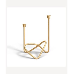 Luxury Gold Metal Candle Holder Trio Stylish <b>Tall</b> Taper Stands for Home Decor Wedding and Festive <b>Table</b> Centerpieces - Product Image 3