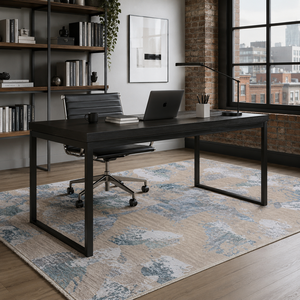 Alfombra Lavable Moderna Meridian Indigo RW7083 de Rug Weavers, Venta al por Mayor con Envío Directo, Chenilla Lavable, 10 Tamaños - Product Image 5