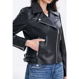 Chaqueta de Piel de Oveja para Mujer, Estilo Urbano, Talla Grande, Transpirable, Tejida, Ecológica - Product Image 3