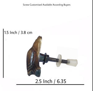 Perillas de pájaro de cerámica Retro Vintage perillas decorativas de animales de hierro fundido para gabinetes de cocina y tocadores para villas - Product Image 3