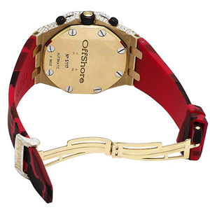 Montre analogique en quartz moissanite avec cadran en verre, bracelet en acier inoxydable, mouvement ETA - Légère, décontractée - Product Image 6