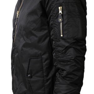 Personnalisé 2025 Automne Hiver Coupe-Vent Imperméable Hommes à Manches Longues Blouson Bomber Décontracté Logo Avant XS High Street Style Brodé - Product Image 4