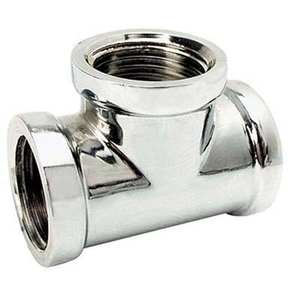 ทีทองเหลืองโครเมี่ยม130 Gebo 3/4F - Product Image 1