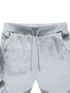 Conjunto Deportivo de Lujo para Hombre, Sudadera con Capucha y Pantalones de Chándal de Algodón y Felpa, Conjunto Deportivo Personalizado para Hombre - Product Image 3