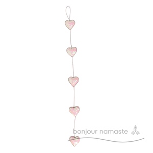Festoso decorazione per la casa statuetta giocattolo per la stagione Baby rosa natale appeso alla parete con il cuore pieno di amore - Product Image 1