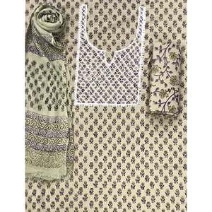 Tela para Vestido sin Coser con Estampado a Bloques y Trabajo Manual, Ropa Tradicional China - Product Image 1