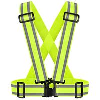 Gilet de sécurité haute visibilité, léger, résistant à l'eau, séchage rapide, respirant, en nylon/polyester, pour les travailleurs du bâtiment