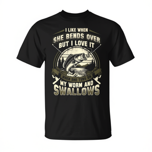 Me gusta cuando se agacha, pero me encanta cuando me tira a la camiseta promocional. - Product Image 2