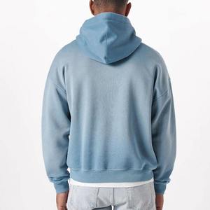 Sweat-shirt surdimensionné en coton lourd de qualité supérieure, délavé à l'acide, effet vieilli, 400 g/m², style streetwear - Product Image 3