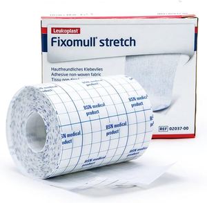 เทปพันแผลทางการแพทย์แบบยืดได้ BSN Fixomull Leukomed Fixomull-Style ขนาด 10 ซม. x 10 ม. สำหรับดูแลแผล ยอดนิยม - Product Image 1