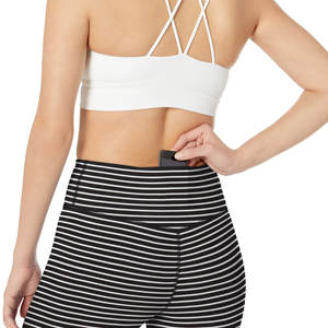 Mallas de cintura alta de Color sólido para mujer, pantalones atléticos suaves con Control de barriga para correr, ciclismo, Yoga, entrenamiento - Product Image 3