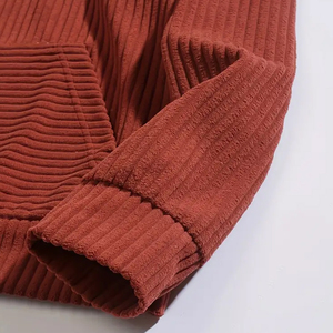 Sudadera con Capucha de Franela de Algodón Retro para Hombre de Invierno |   Sudadera Deportiva Informal TWILL SPORTS con Diseño de Bolsillo |   Ecológico y Transpirable - Product Image 5