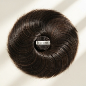 Extensions de cheveux humains Remy Glee Impex de 16 pouces, tissage double trame à la machine, naturelles, douces, lisses, sans nœuds, qualité supérieure - Product Image 3