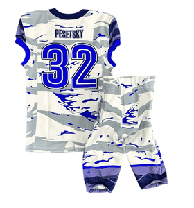 Conjunto de Uniforme de Fútbol Americano Reversible de Jersey, Impresión por Sublimación de Alta Calidad, Proveedor de Uniformes de Fútbol Americano Personalizados - Product Image 4