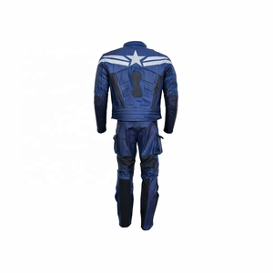 Traje de superhéroe de cuero vacuno premium para hombre, modelo Muscle Jumpsuit - Product Image 4