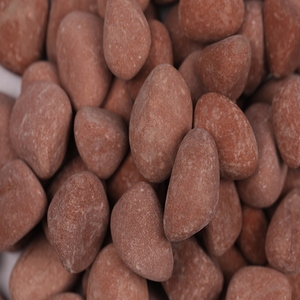 Galets rouges moyens exotiques Agra et galets naturels multicolores décoration extérieure pierres de jardin pour parc galets dégringolés - Product Image 1