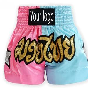 Shorts de Muay Thai en satin de haute qualité, unisexe, en gros, pour le kickboxing et le MMA, grandes tailles, pour la gym et la boxe thaï, pour adultes, demande directe usine - Product Image 1