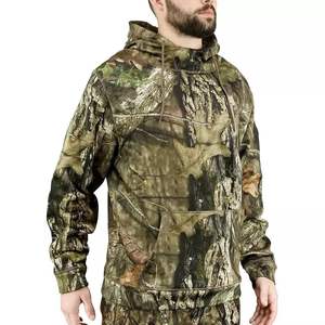 Veste de chasse en gros |   Sweat à capuche respirant en tissu softshell épais avec impression personnalisée - Product Image 2