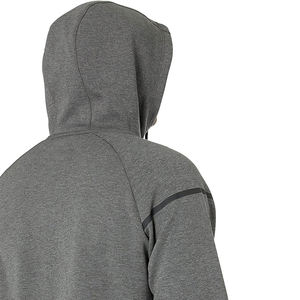 Sweat à capuche zippé à épaules tombantes à prix réduit, vêtements de sport décontractés d'hiver, vêtements d'entraînement, sweat à capuche zippé intégral pour homme - Product Image 3