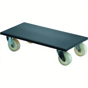 600 kg Capacity Anti-Slip Plastic BS Casters Transport <b>Trolley</b> with 125 mm Wheels L 600 mm W 500 mm Shopping <b>Trolley</b> & Cart - Product Image 3