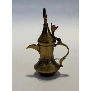 Best Selling <b>Arabic</b> Coffee Pot Stainless Steel High Quality Dallah Shiny Polished Insulated Flask Eco-Friendly Modern Coffee - Product Image 1