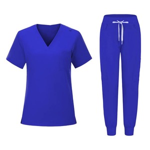 Trajes médicos de punto de colores degradados personalizados para mujer, conjuntos de uniformes de enfermera, uniformes para correr, uso hospitalario - Product Image 6