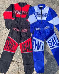 Haute qualité Sublimation Design 100% Nylon coupe-vent vestes et pantalons ensemble Sport survêtement entraînement survêtement survêtement ensemble - Product Image 1