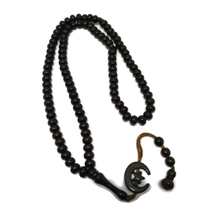 Offre Spéciale : Chapelet Musulman en Bois Naturel, Perles de Prière Tahbih, Chapelet Musulman en Perles Rondes de Cristal - Product Image 4