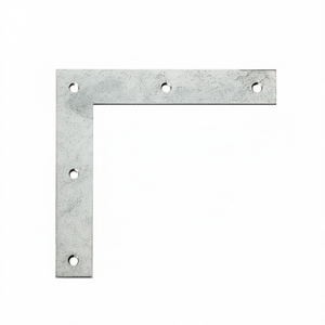 GAH ขายึดมุม 200x200 มม. กว้าง 30 มม. หนา 3 มม. เหล็กเซนด์ซิเมียร์โครงโลหะชุบสังกะสีแพ็ค 10 ชิ้น - Product Image 3