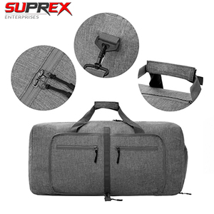 Sac de voyage pliable en nylon imperméable 40L, léger, portable, durable, multifonctionnel, pour week-end et sport - Product Image 4