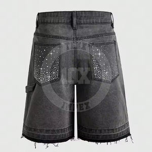 Shorts Bling pour hommes de haute qualité en taille adulte Shorts Bling personnalisés pour hommes hommes Design strass scintillant - Product Image 4